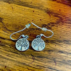 Sterling silver earrings.